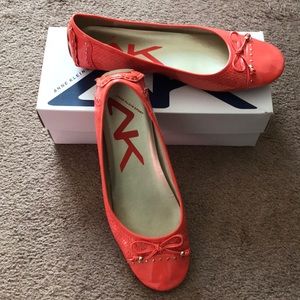 Tangerine AnneKlein flats